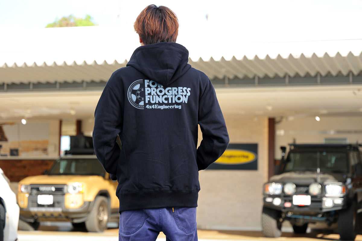 4x4esオリジナル FPFロゴジップアップフーディー(FOR PROGRESS