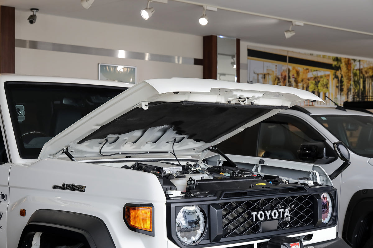 も*ち様 O.G.BASEボンネットダンパー ランクル70用 も*ち様 O.G.BASE