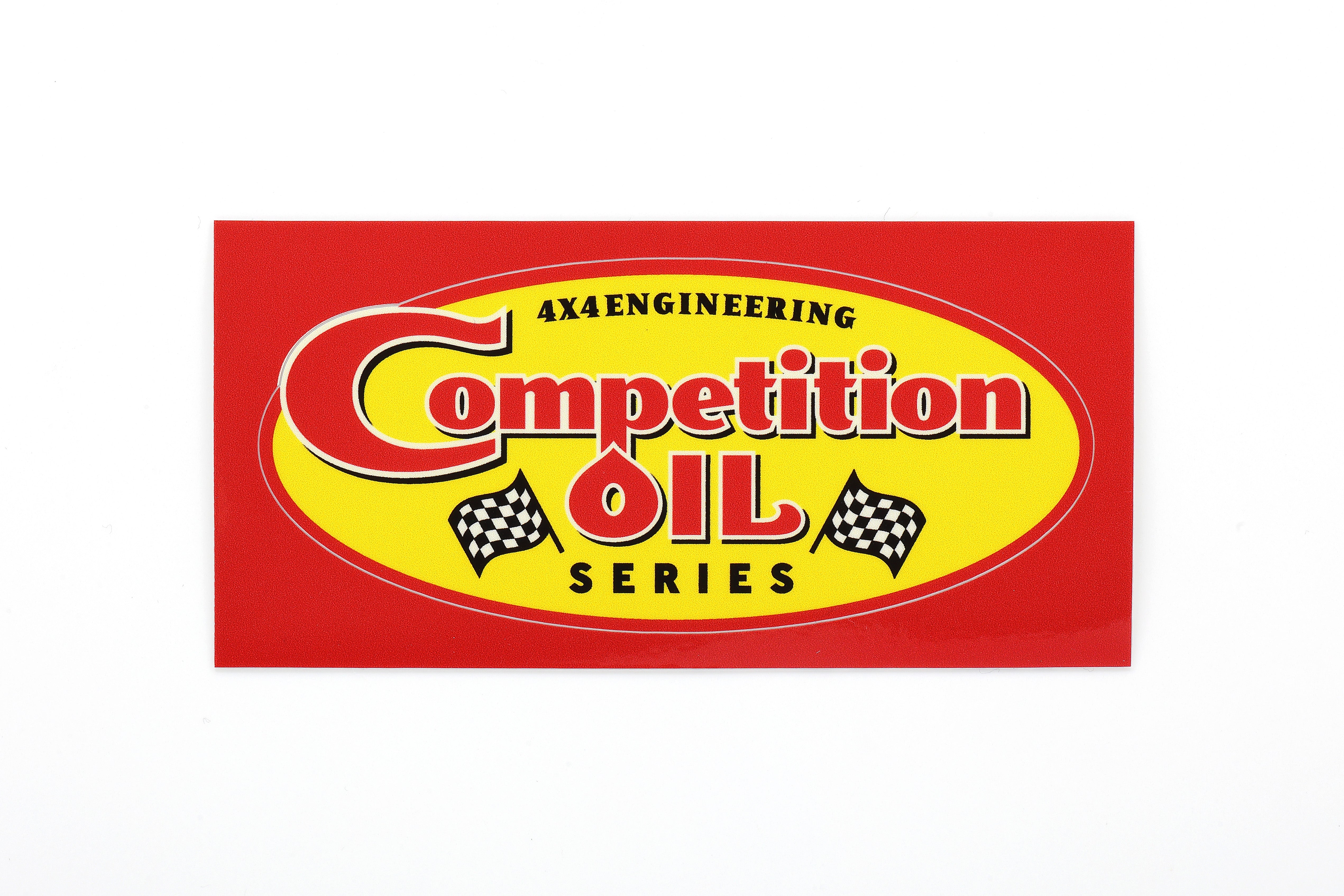 コンペティションオイルステッカー | フォーバイフォー