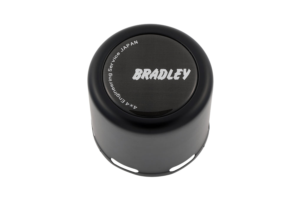 BRADLEYセンターキャップ スチール製/艶消しブラック Hiタイプ(NEWオーナメントモデル)