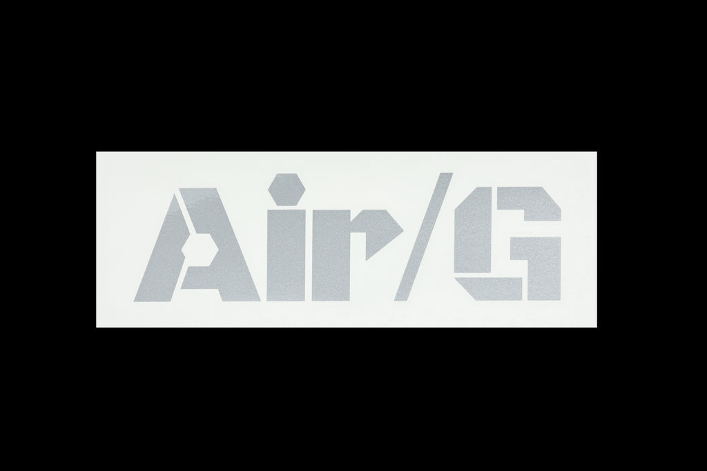 Air/G ロゴステッカー(スチールシルバー)